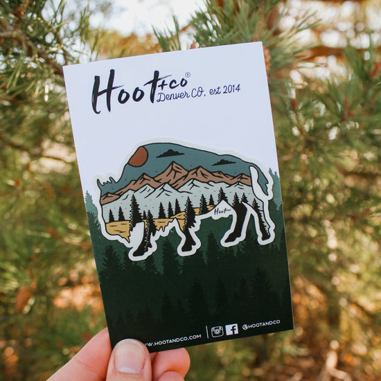 Bison Roam Sticker