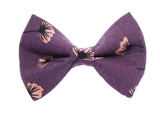 Dandelion Purple Bow Tie