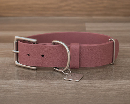 Mauve Buckle Collar 1.5"