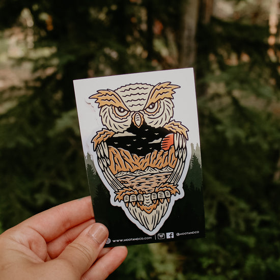 Desert Owl Sticker