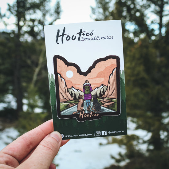 Mountain Life Sticker