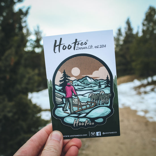 Sled Dogs Sticker