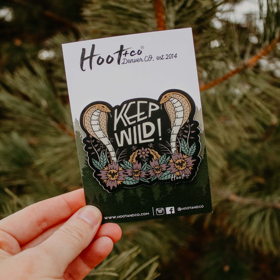 Keep Wild Cobra Sticker
