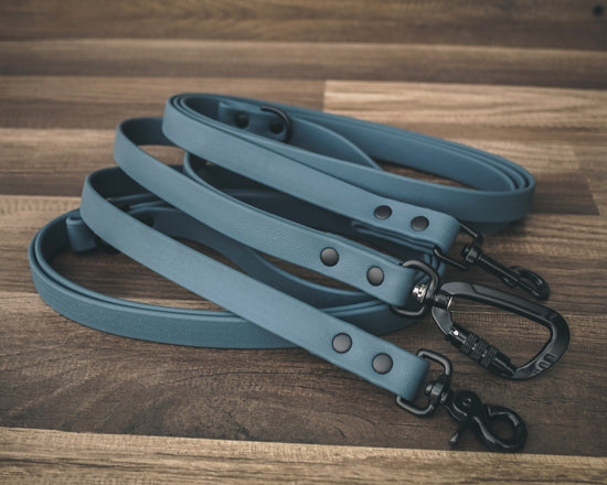 Onyx Slate Blue Leash