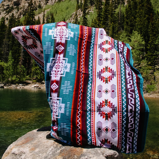 Lagoon Alpaca Blanket