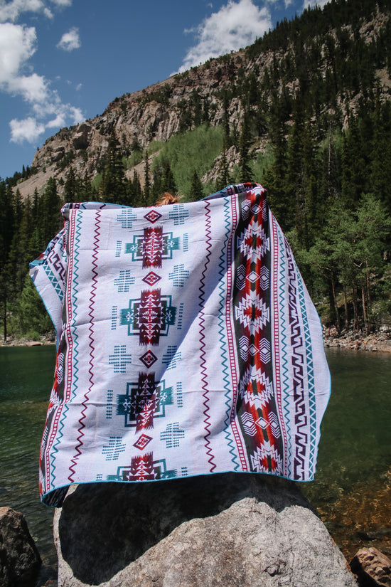 Lagoon Alpaca Blanket