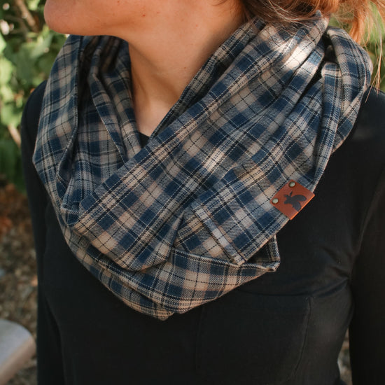 Jonnie Flannel Infinity Scarf