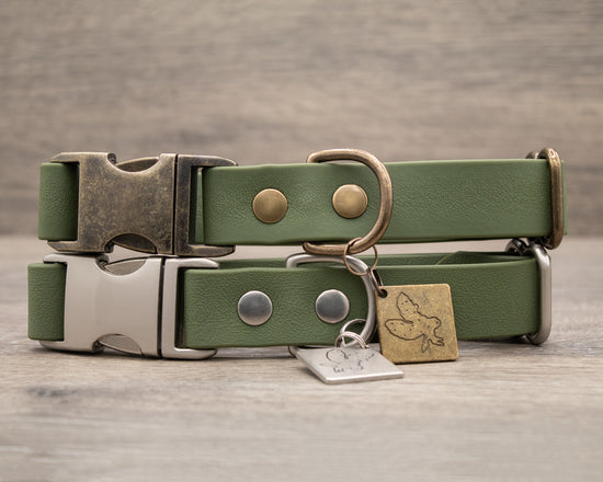Olive Quick Release Collar