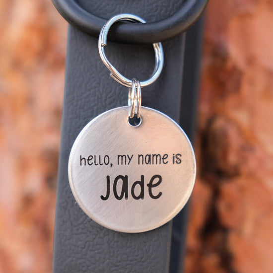 Hello, my name is...Pet Tag