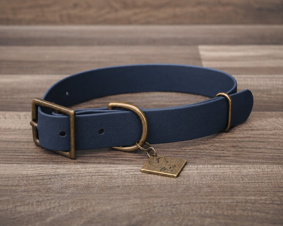 Navy Buckle Collar