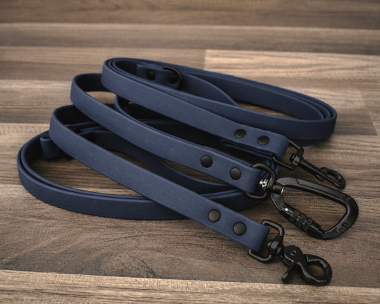 Onyx Navy Leash
