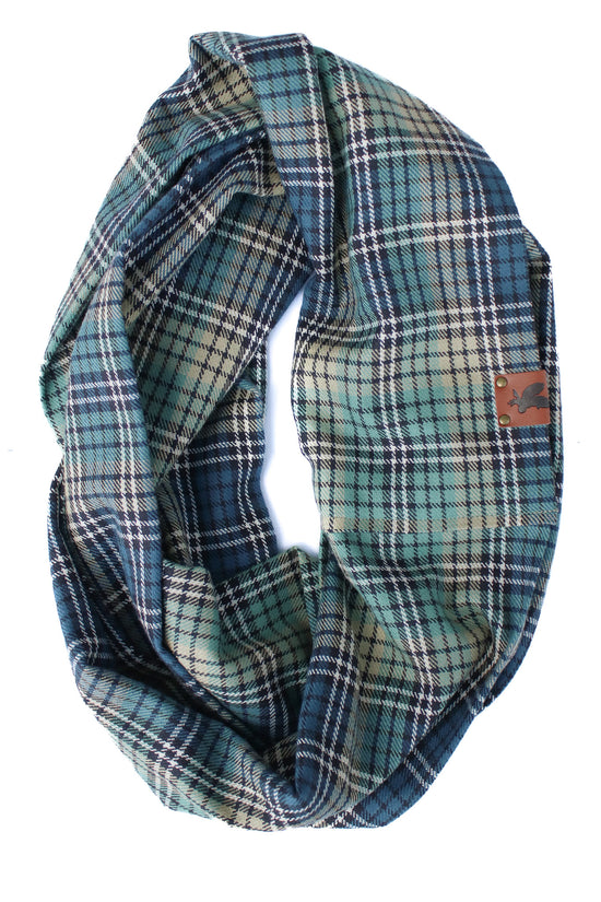 River Flannel Infinity Scarf