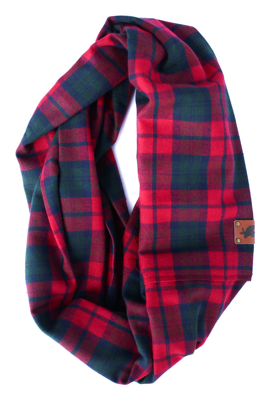 Sawyer Flannel Infinity Scarf