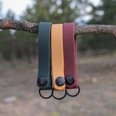 Hoot & Co split ring loop with multiple rings and keyring attachments for organizing keys and accessories.
