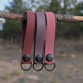 Pink split ring loop from Hoot & Co, showing a close-up of the metal ring used for jewelry or craft projects