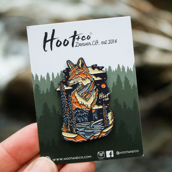 Fox River Enamel Pin