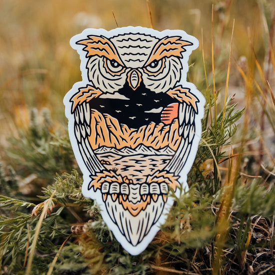 Desert Owl Sticker