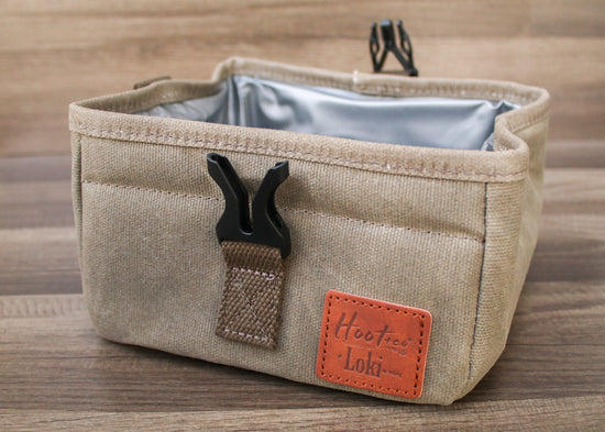 Collapsible Food Bowl Khaki