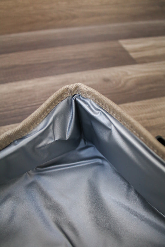Collapsible Food Bowl Khaki