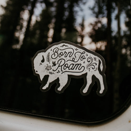 Born to Roam Sticker