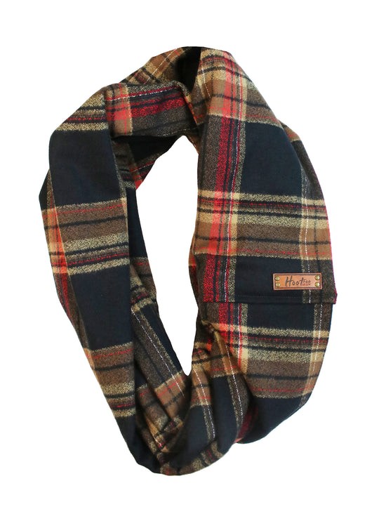 Redwood Flannel Infinity Scarf