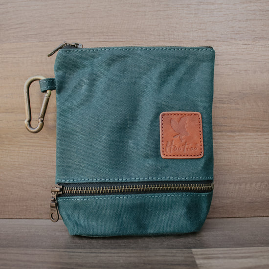 Waxed Canvas Combo Bag Holder - Teal