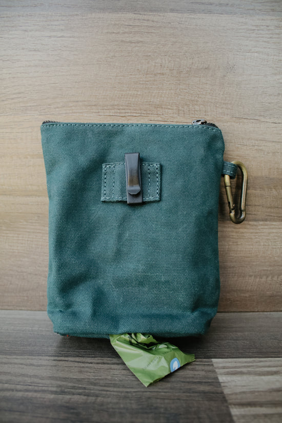 Waxed Canvas Combo Bag Holder - Teal