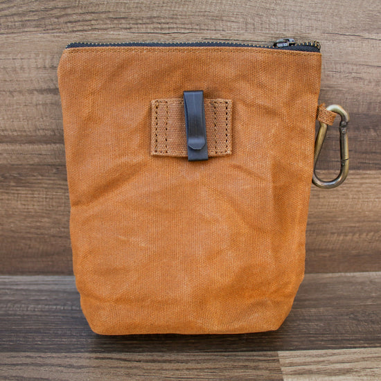 Waxed Canvas Combo Bag Holder - Mustard