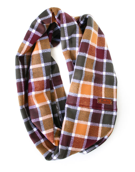 Pinewood Flannel Infinity Scarf