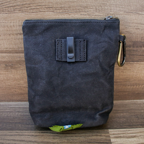 Waxed Canvas Combo Bag Holder - Black