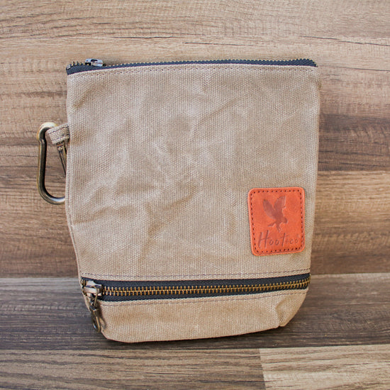 Waxed Canvas Combo Bag Holder - Khaki