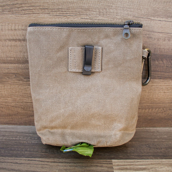 Waxed Canvas Combo Bag Holder - Khaki