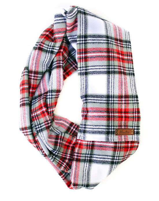 Holly Flannel Infinity Scarf