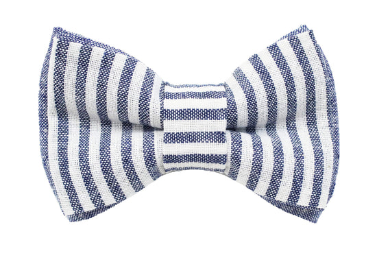 Lane Linen Navy Bow Tie