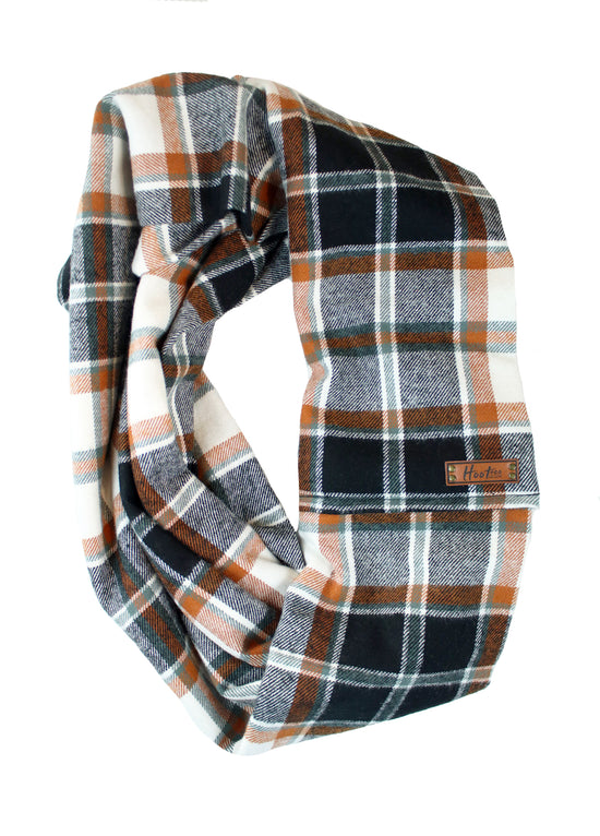 Cedarwood Flannel Infinity Scarf