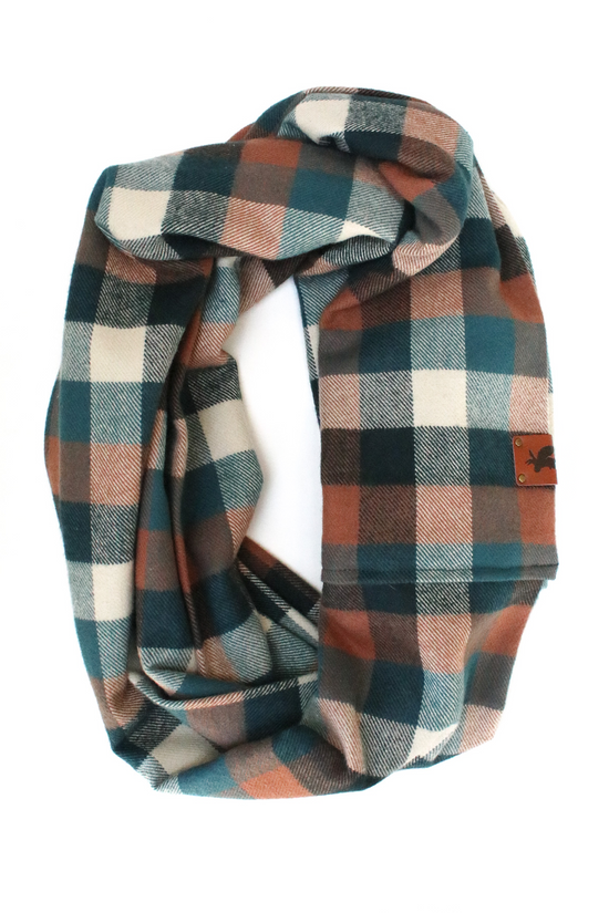 Kellan Flannel Infinity Scarf