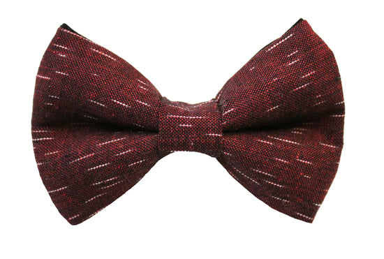 Dash Ikat Red Bow Tie