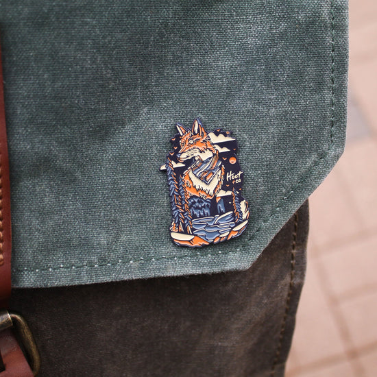 Fox River Enamel Pin