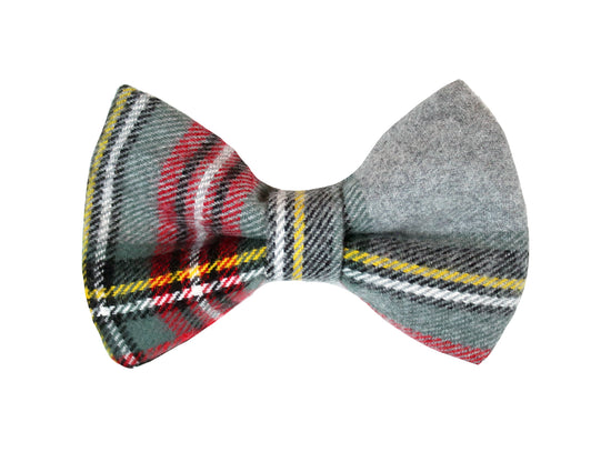 Storm Flannel Bow Tie