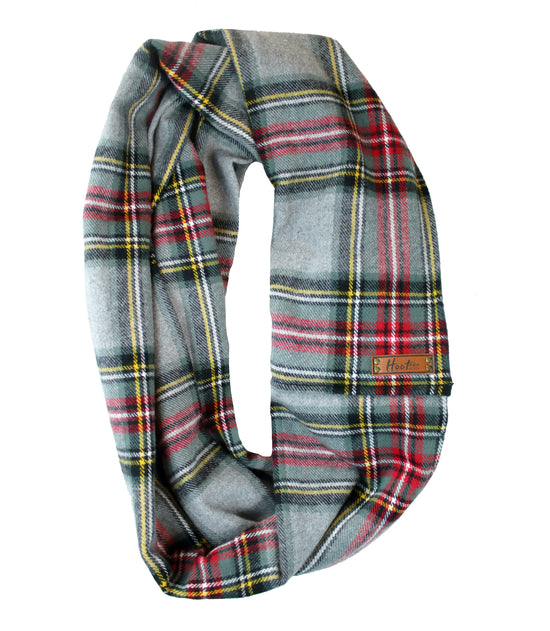 Storm Flannel Infinity Scarf