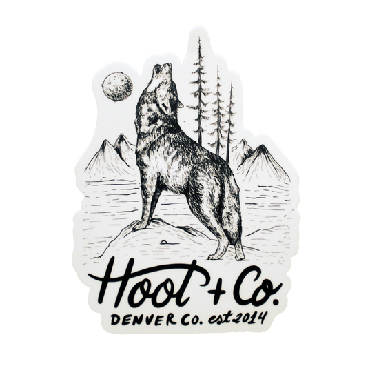 Howling Wolf Sticker