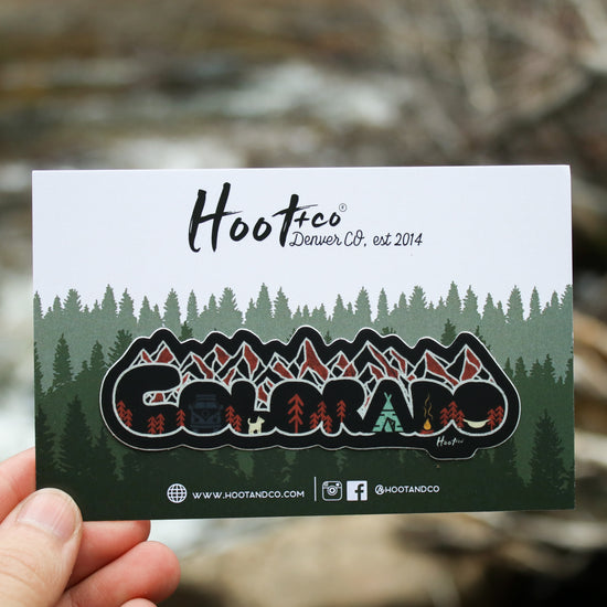 Colorado Mountain Sticker