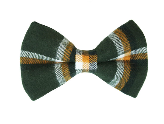 Timber Flannel Bow Tie