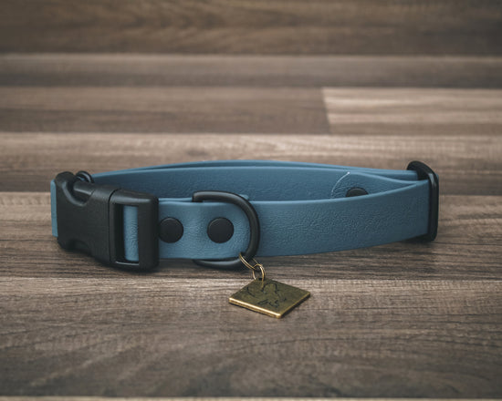 Onyx Slate Blue Quick Release Collar
