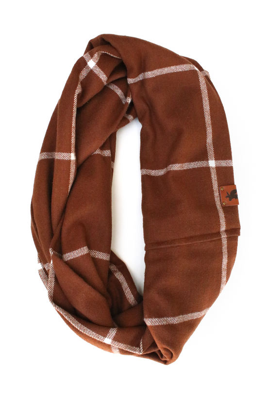 Inez Flannel Infinity Scarf