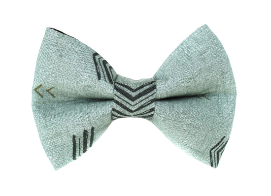 Sage Arrow Bow Tie