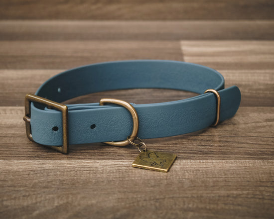 Slate Blue Buckle Collar