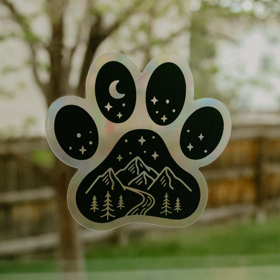 Paw Print Suncatcher